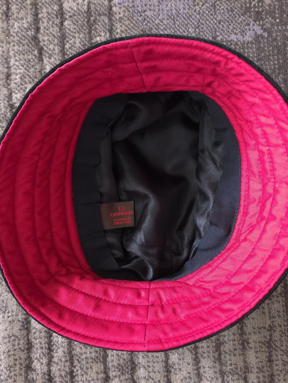 Black Suede Leather Bucket Hat - Picture 8 of 12